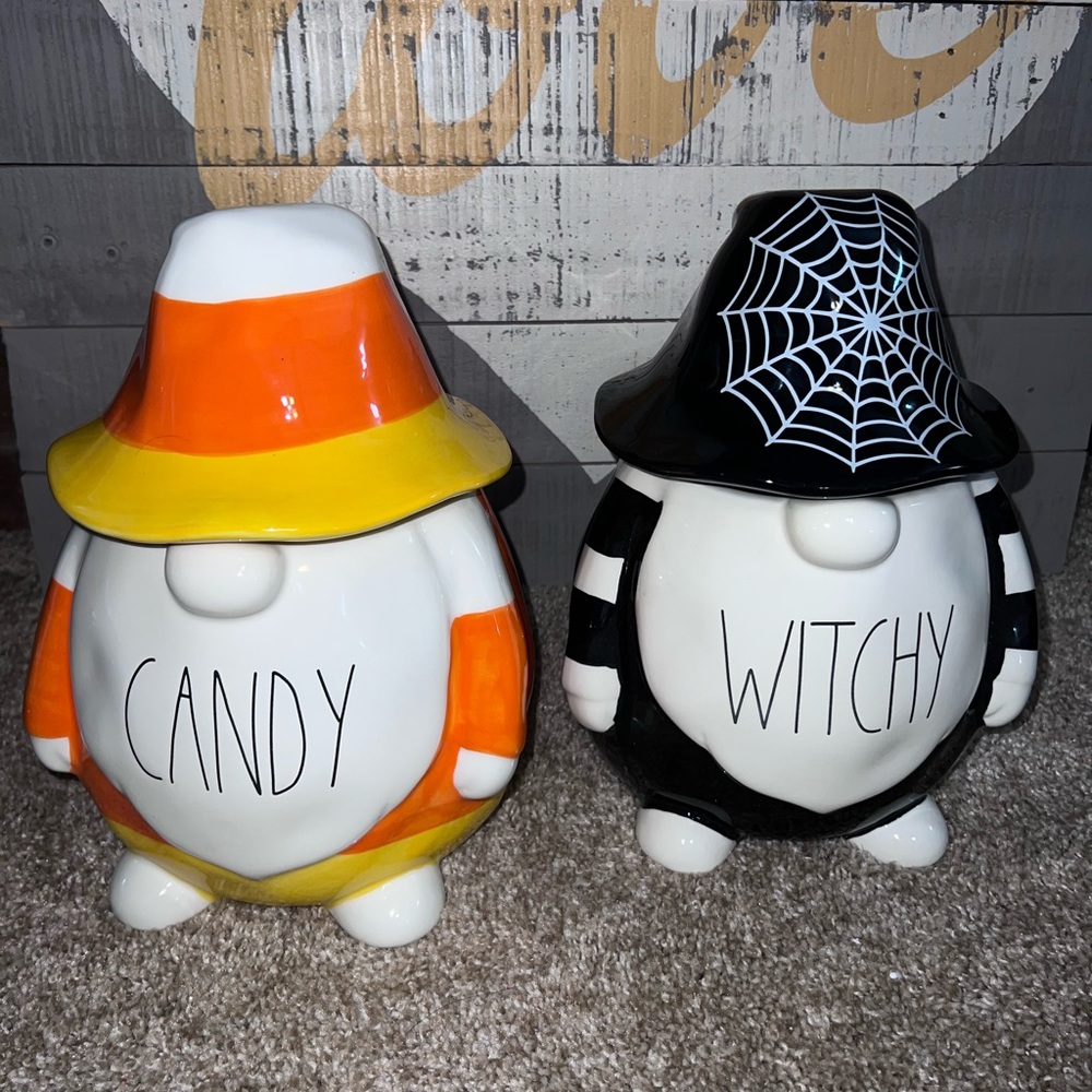Halloween Cookie Jar Gnome Bundle Rae Dunn